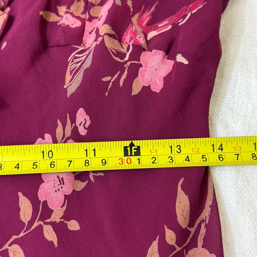 Jonathan Martin Studio VTG Y2K Silk Maxi Dress Sz 10 Floral Fairy Ruffle Babydol - Picture 7 of 9